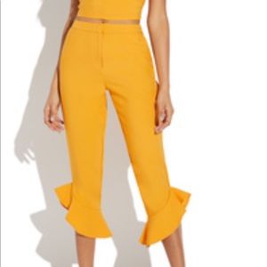 Crop top and crop pant set